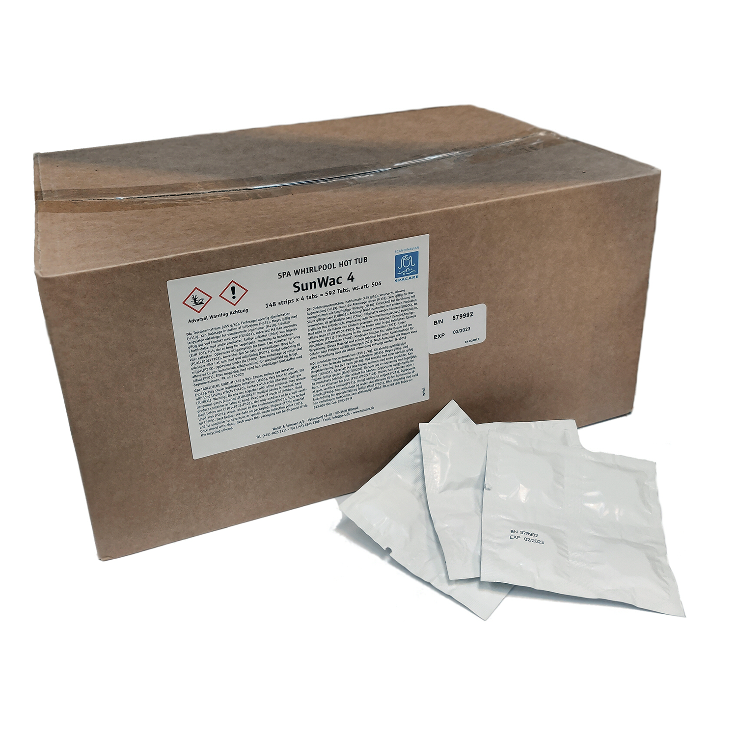 SpaCare SunWac 4 – 592 tabs 504 Sunwac4 1500x1500 - SpaFix