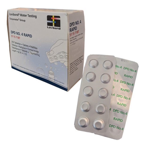 DPD nr.4 Rapid, Aktiv Oxygen – 250 tabletter 511571bt - SpaFix