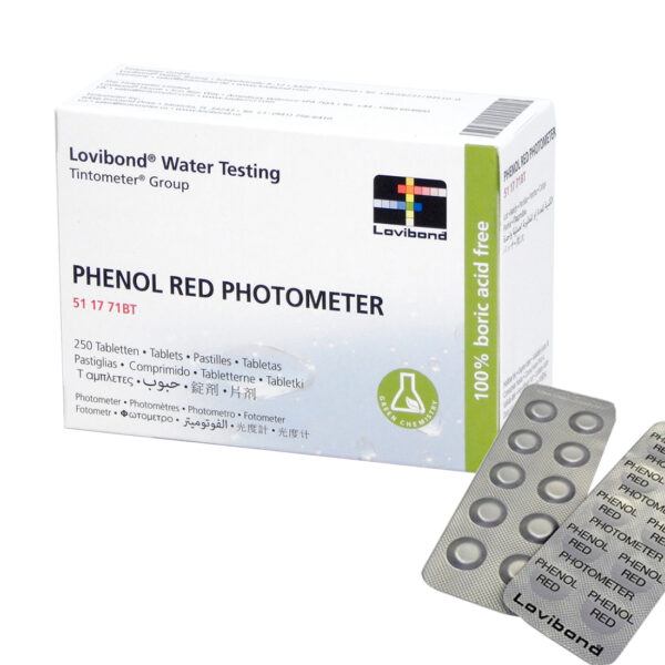 pHenol Red Photometer, pH – 250 tabletter 511771bt - SpaFix