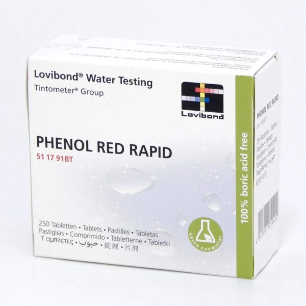 pHenol Red Rapid, pH – 250 tabletter 511791bt - SpaFix