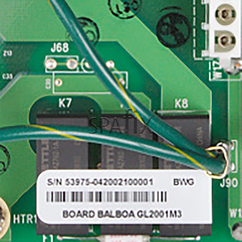 53975 04 balboa gl2001 m3 printkort PCB label