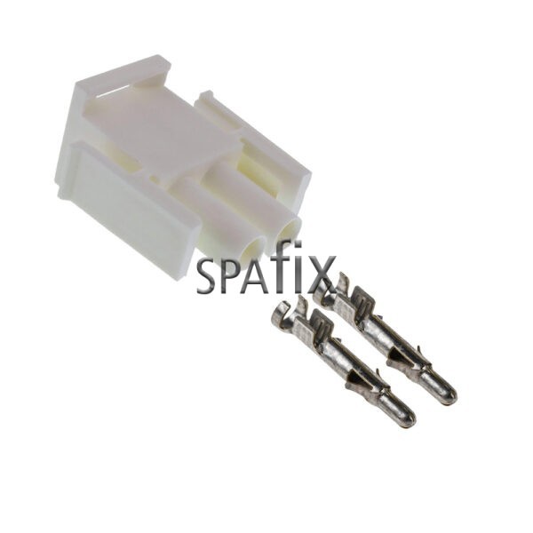 AMP han stik 2polet med stifter