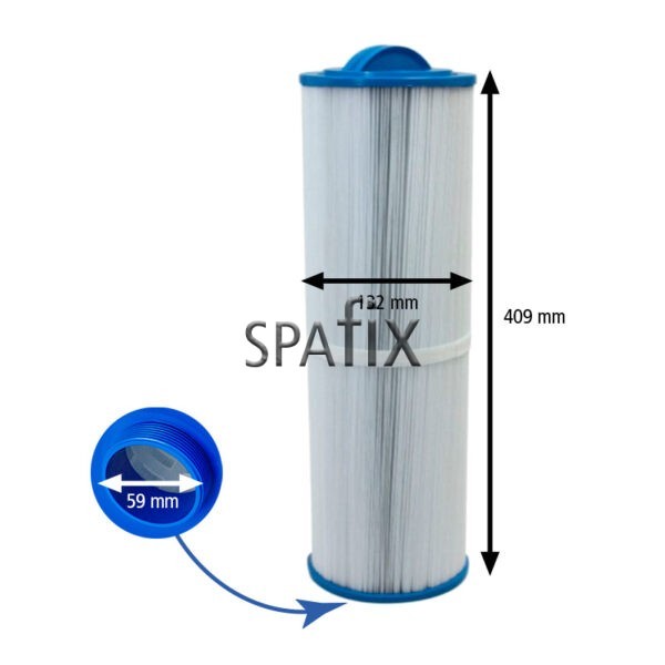 Calspa Victory 60 filter CAL 75 mål - spafix