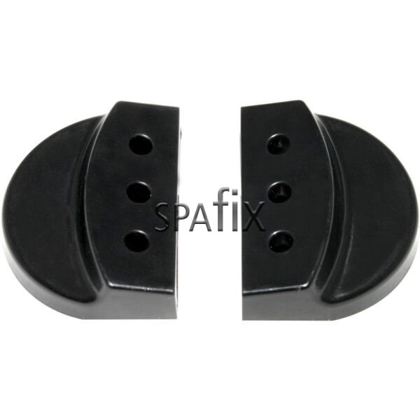 Par af sorte beslag for montering af nakkepuder – Wellis Hotspring m. fl. Par Af Sorte Beslag For Nakkepuder - SpaFix