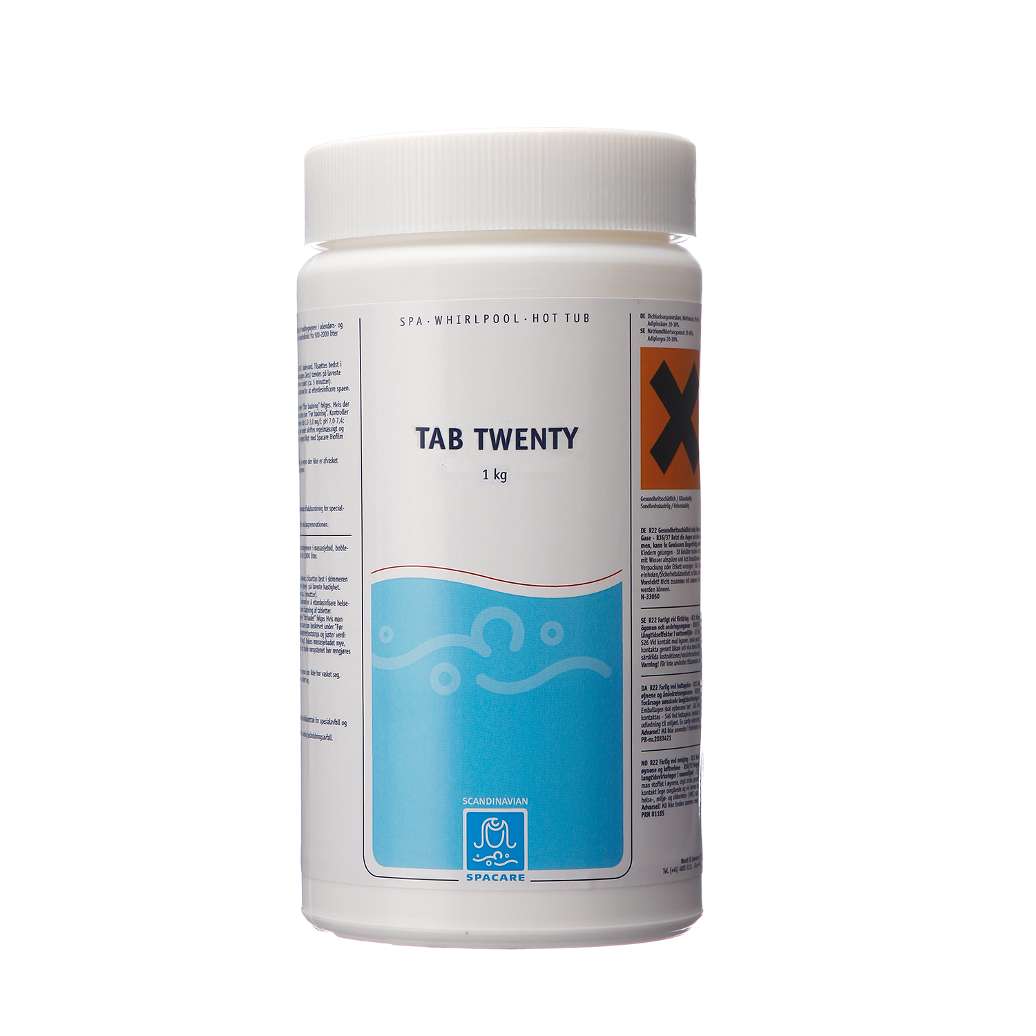 SpaCare Tab Twenty 1 kg Tab Twenty langsom klor