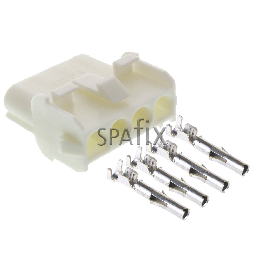 AMP hun stik 4polet med stifter