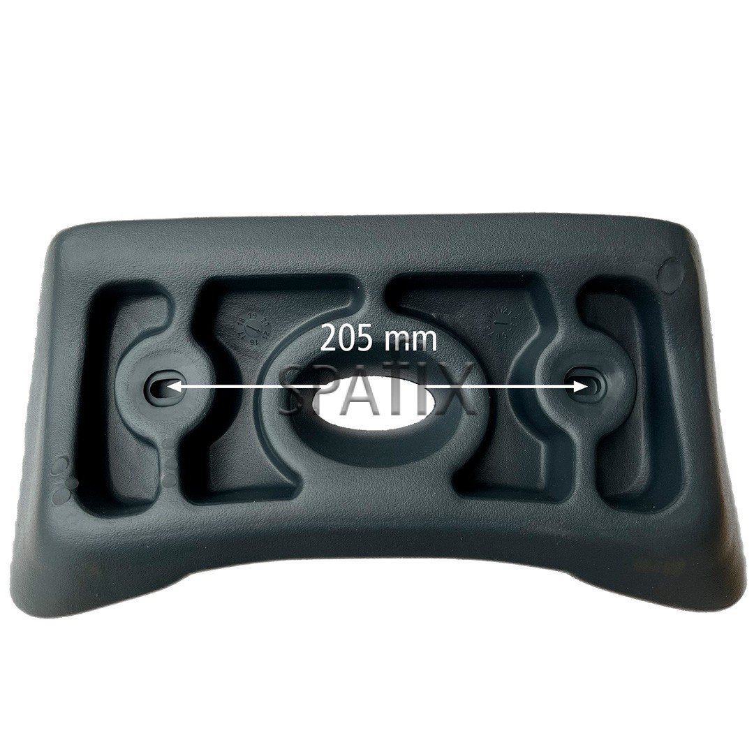 EVA55A pillow darkgrey antracite 37mm backside dimensions