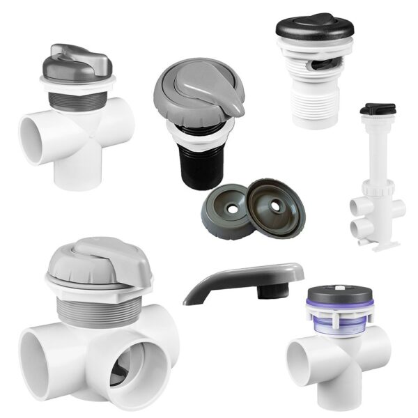 Diverter, reguleringer og dele til