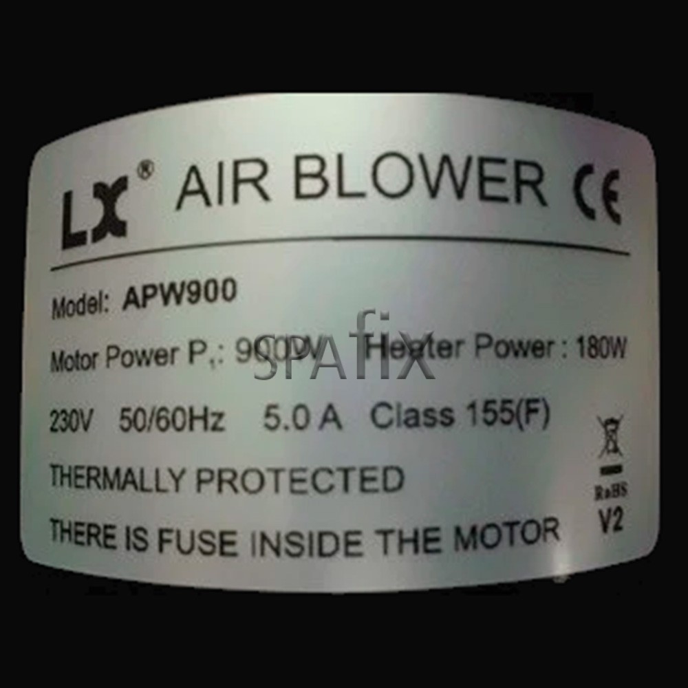 LX luftpumpe 900W heated blower - APW900-V2 - Billede 5