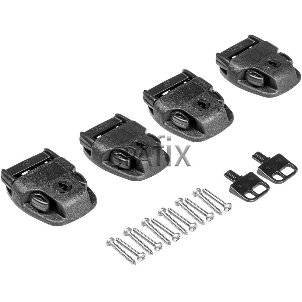 Set of 4 locks for 26 mm cover straps full set