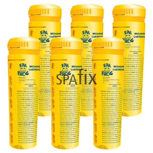 spa frog bromin spafix 6 pack