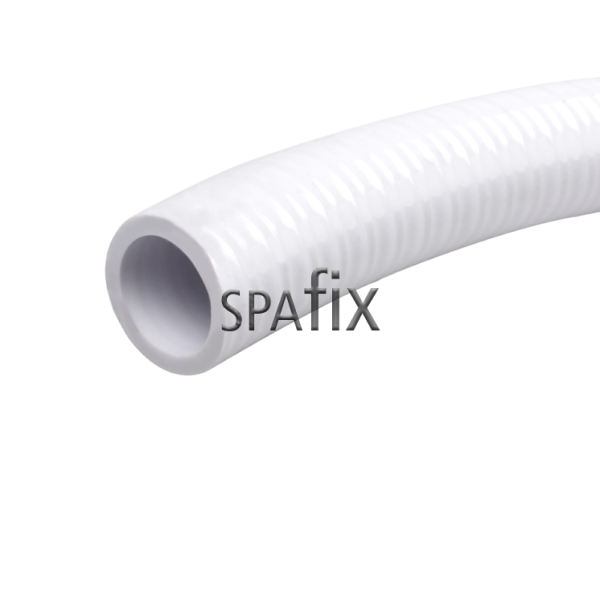 120 0130 1 inch waterway flexpipe flexslange hvid