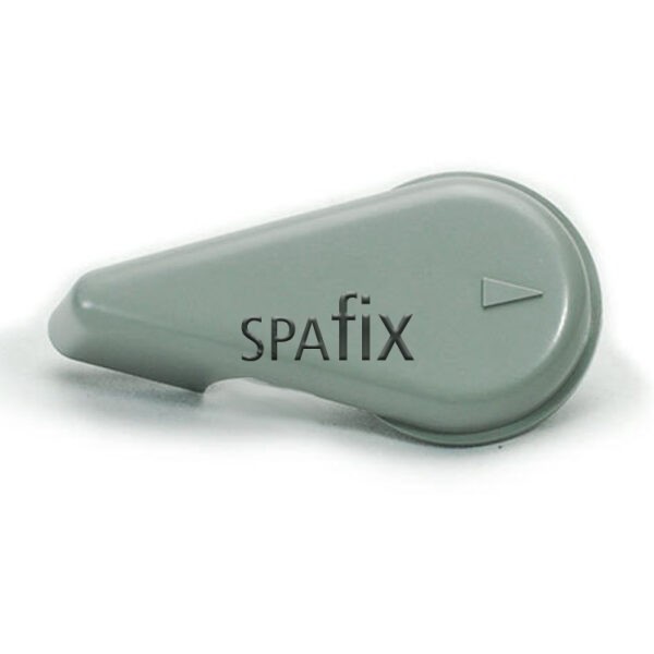 602 3547 waterway handle 2inch 3 Way Valve notched front