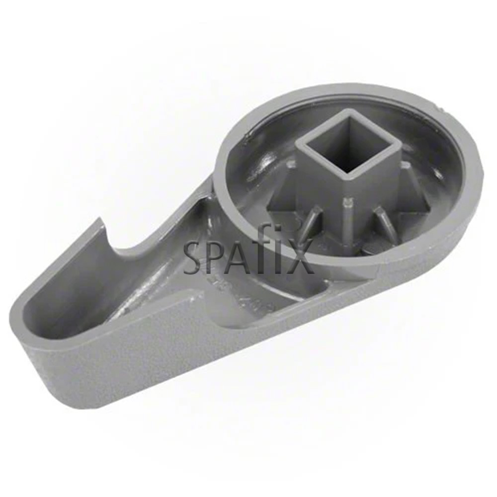 602 3577 waterway handle 2inch Valve gray 5 scallop textured back