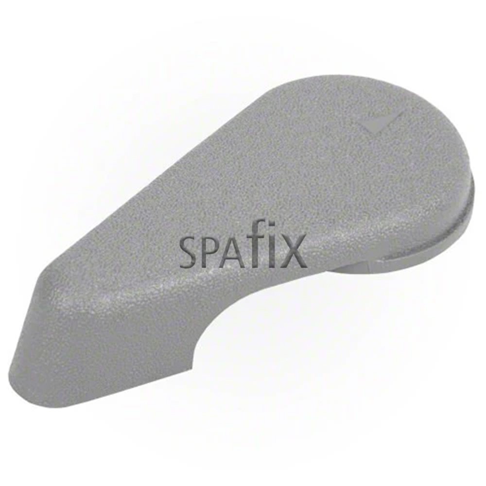 602 3577 waterway handle 2inch Valve gray 5 scallop textured