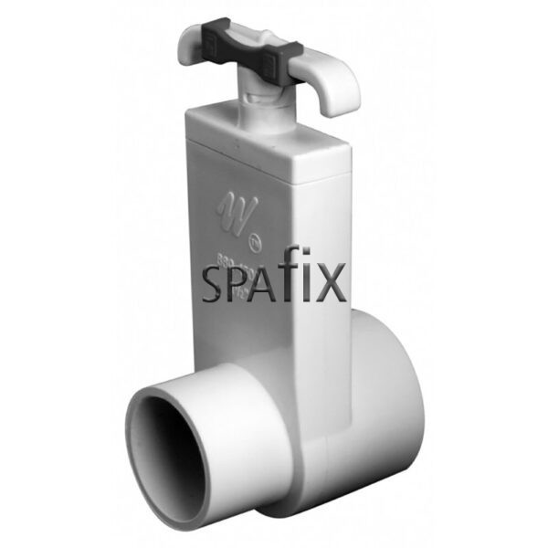 880 1500 waterway 1 5inch lukkeventil slice valve M F side black