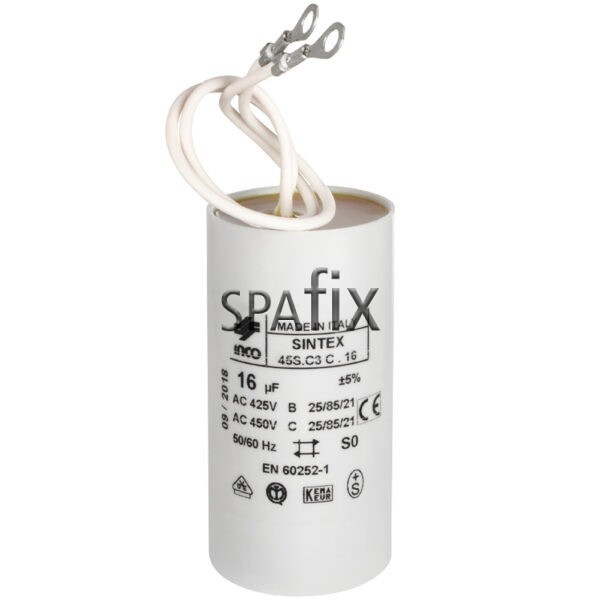 emg capacitor uf 16 for 2spd low spd sintex