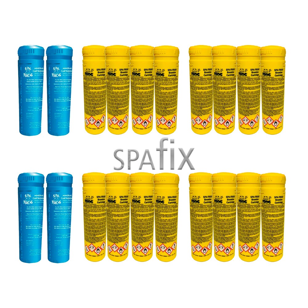 spa frog bromin mineral pakke mega