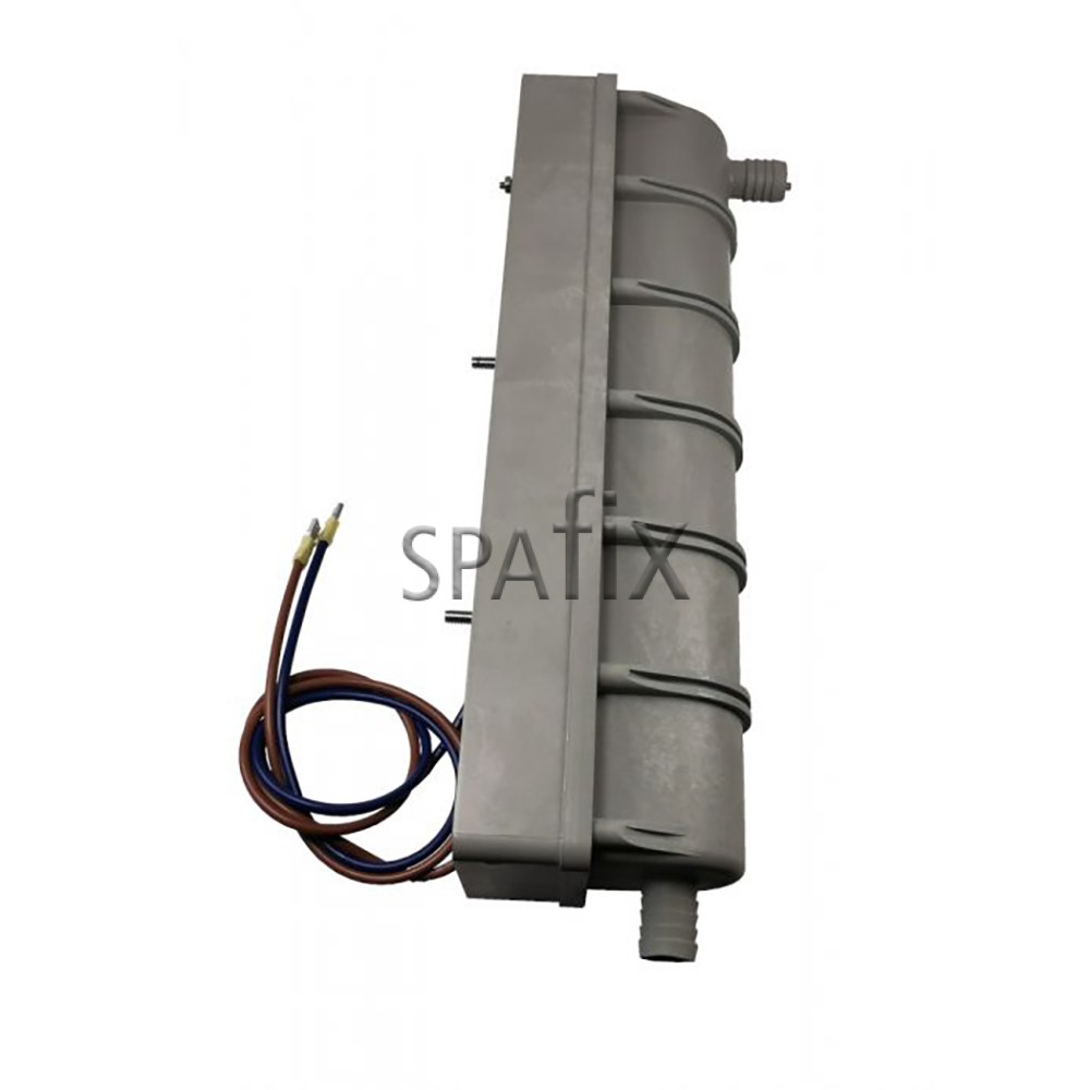 Sundance jacuzzi heater i grå plast 2.7 kw set fra siden